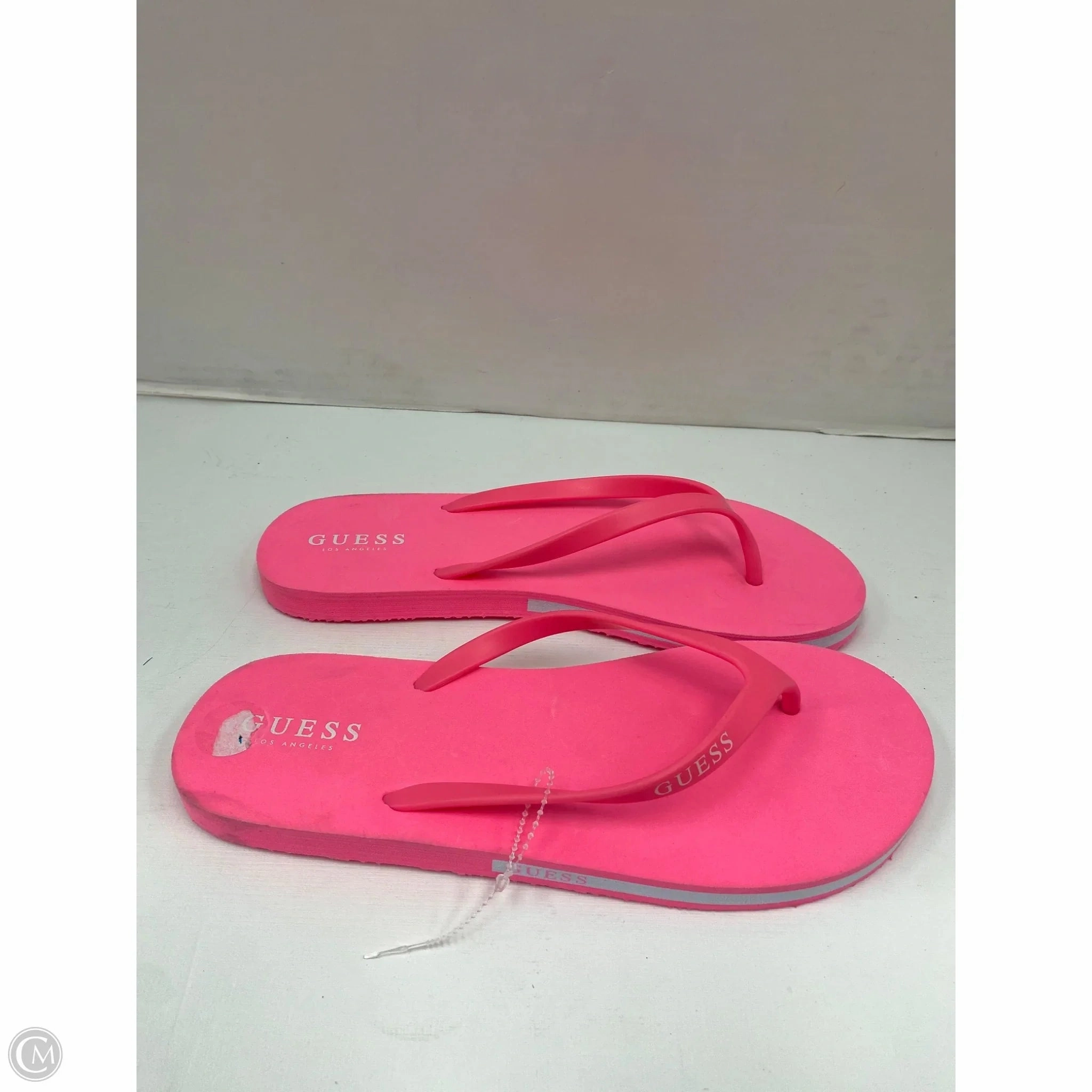 Sandals Flip Flops By Guess In Pink, Size: 10