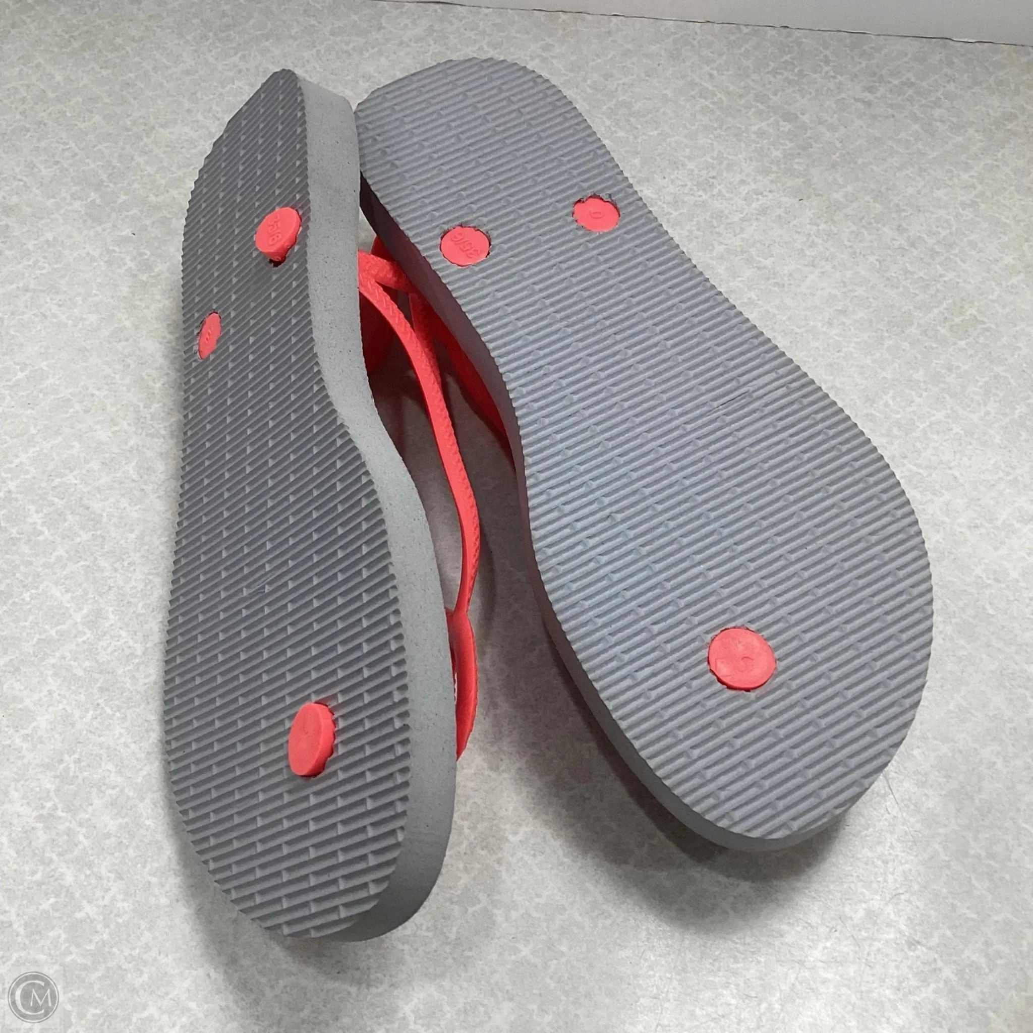 Sandals Flip Flops By Havaianas In Orange, Size: 6