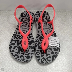Sandals Flip Flops By Havaianas In Orange, Size: 6