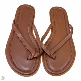 Sandals Flip Flops By J. Crew In Brown, Size: 9.5