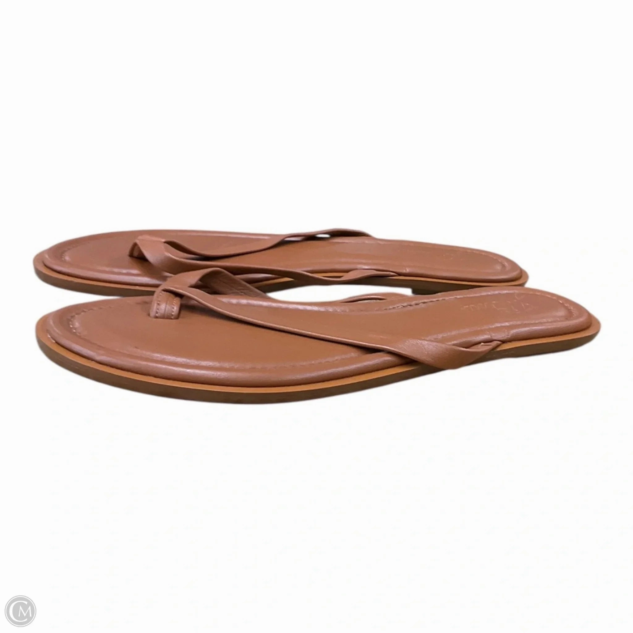 Sandals Flip Flops By J. Crew In Brown, Size: 9.5