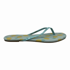 Sandals Flip Flops By Lc Lauren Conrad In Blue, Size:8