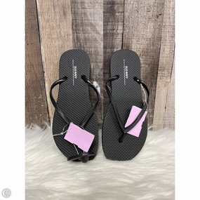 Sandals Flip Flops By Old Navy In Black, Size: 7