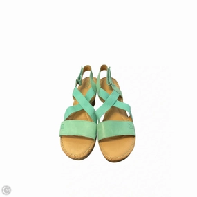 Sandals Heels Wedge By Born In Blue, Size: 9