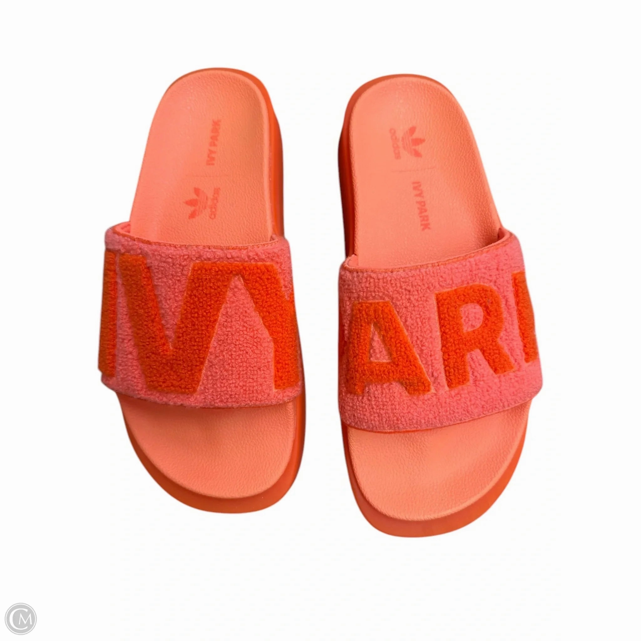 Sandals Sport By Adidas In Orange, Size: 7