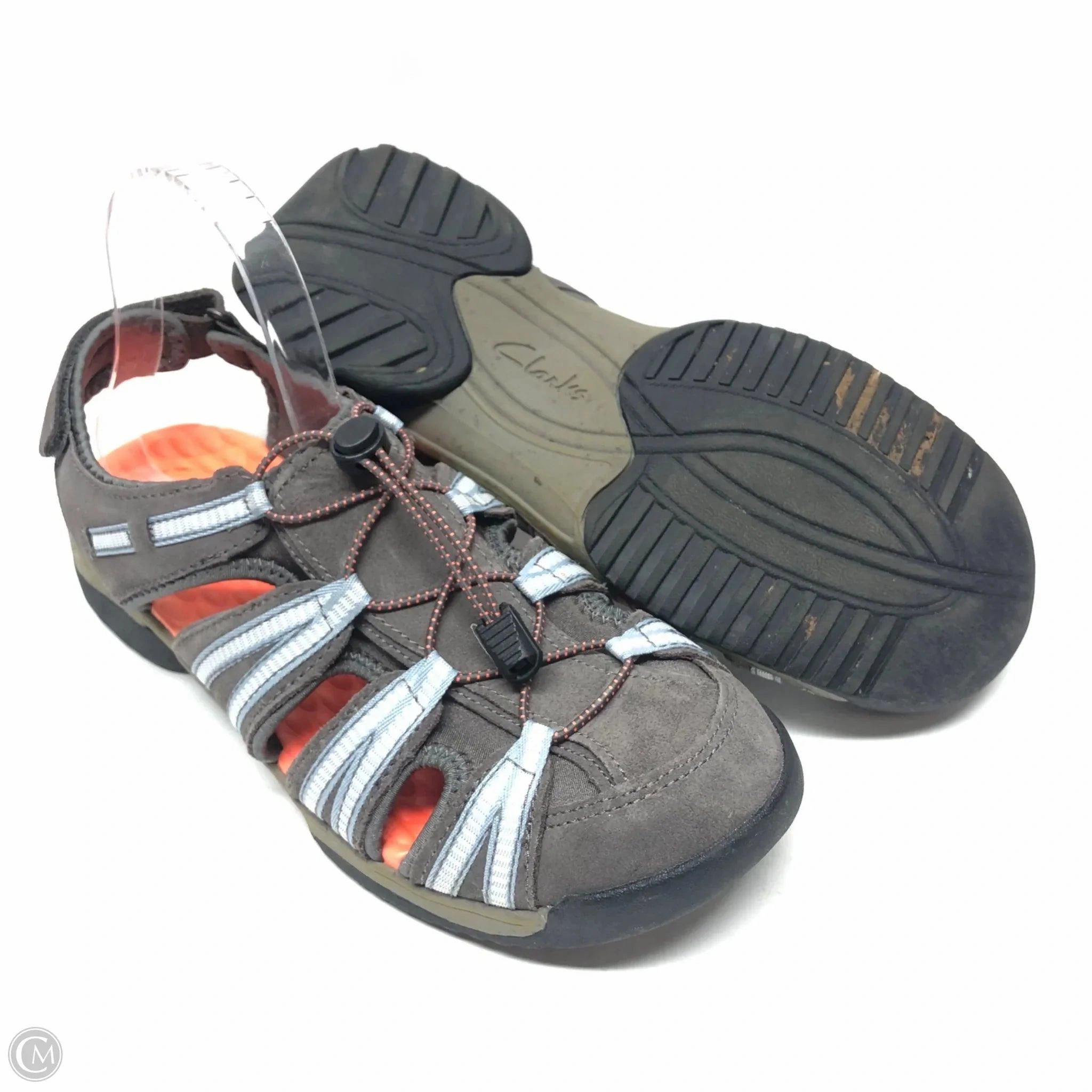 Sandals Sport By Clarks In Grey, Size: 10