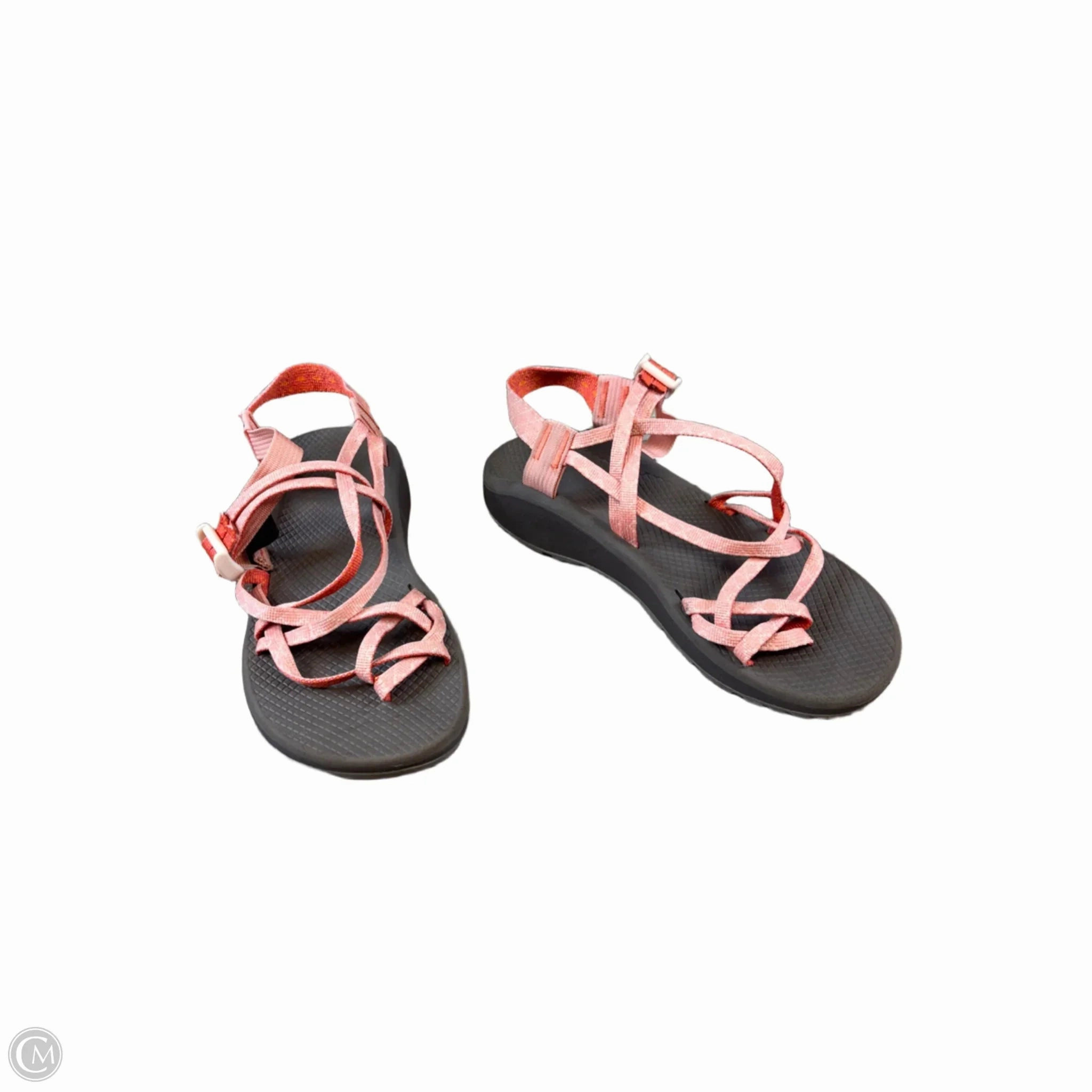 Sandals Sport By Clothes Mentor In Grey & Pink, Size: 11