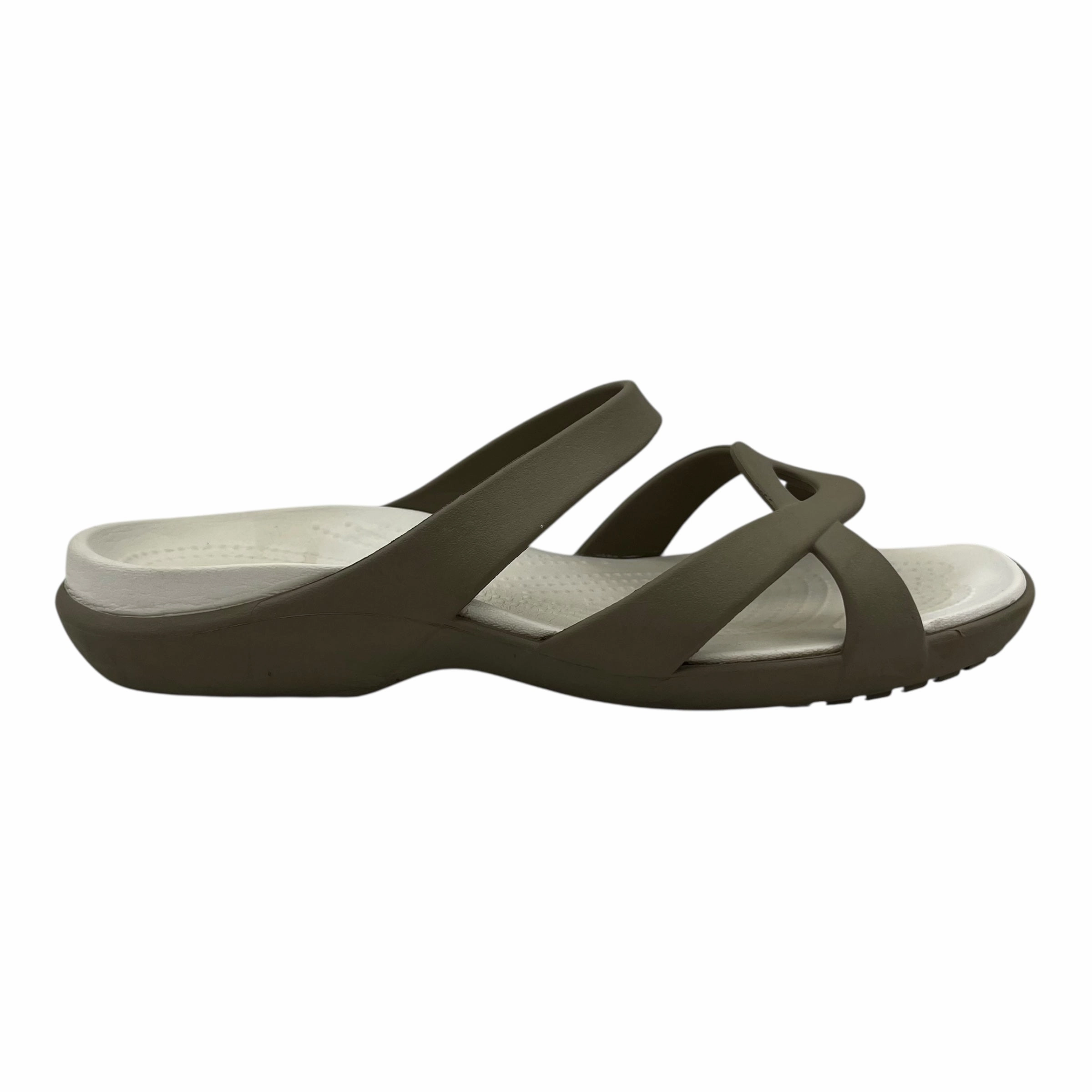 Sandals Sport By Crocs In Tan, Size:10