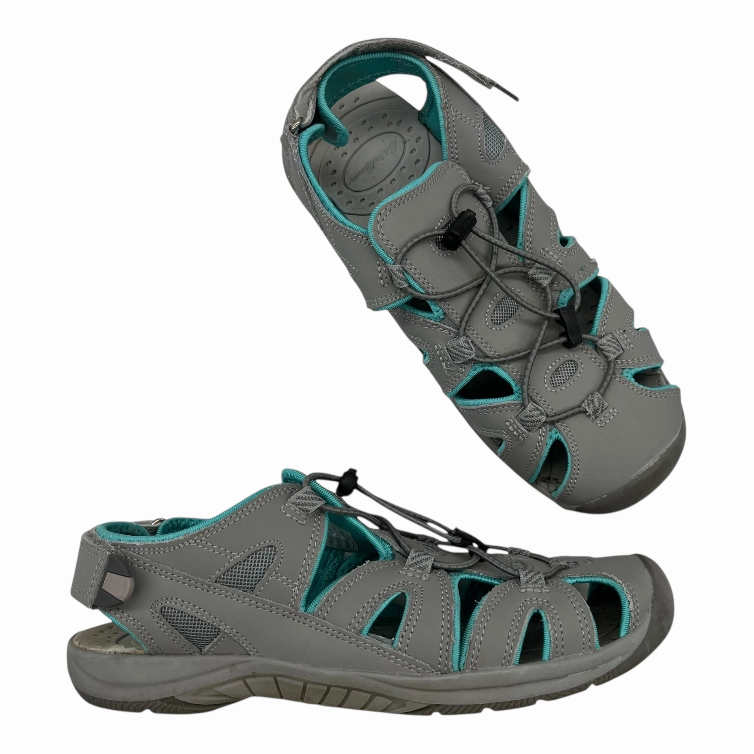 Sandals Sport By Eddie Bauer In Grey, Size:9