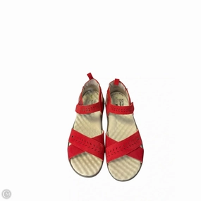 Sandals Sport By Jambu In Red, Size: 8.5