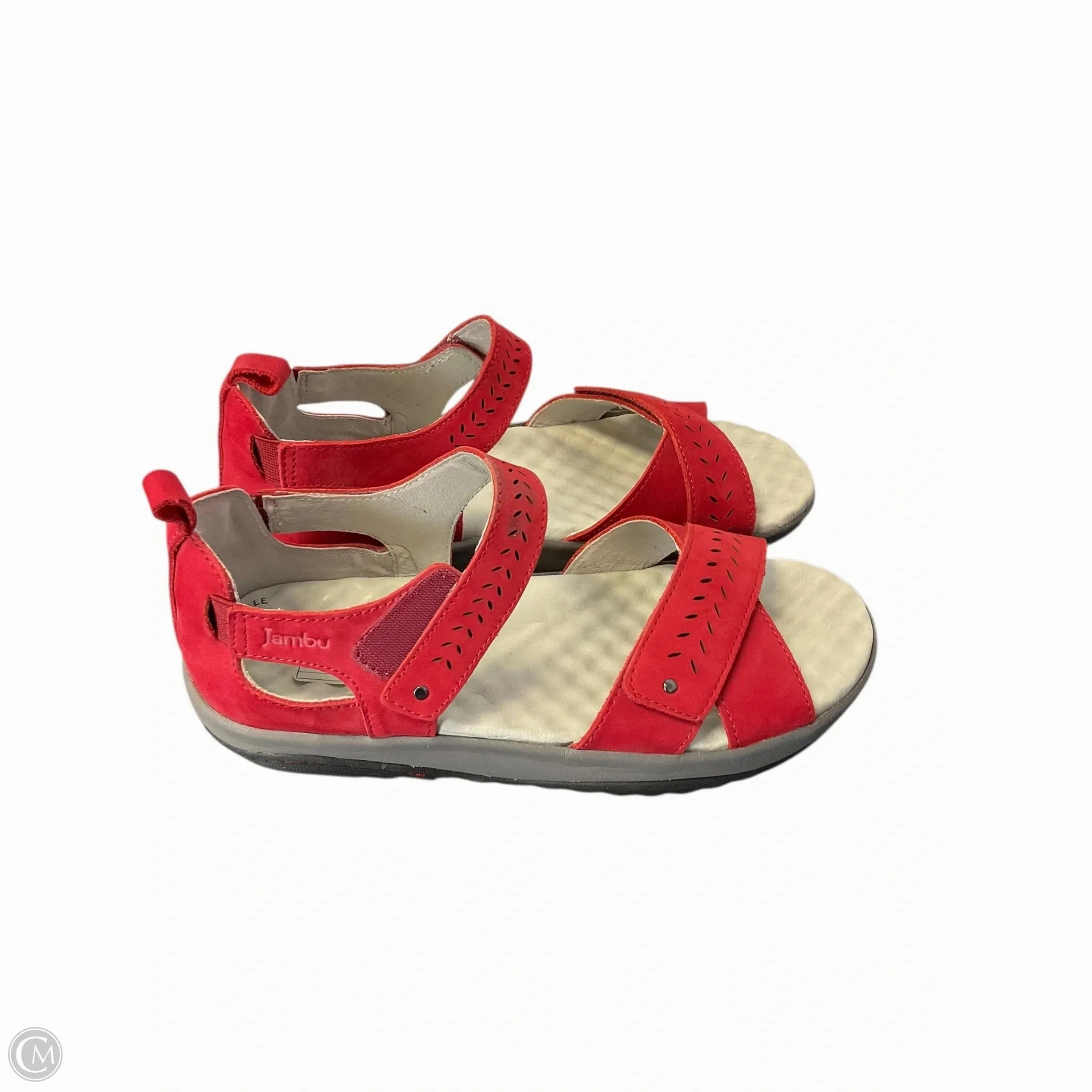 Sandals Sport By Jambu In Red, Size: 8.5