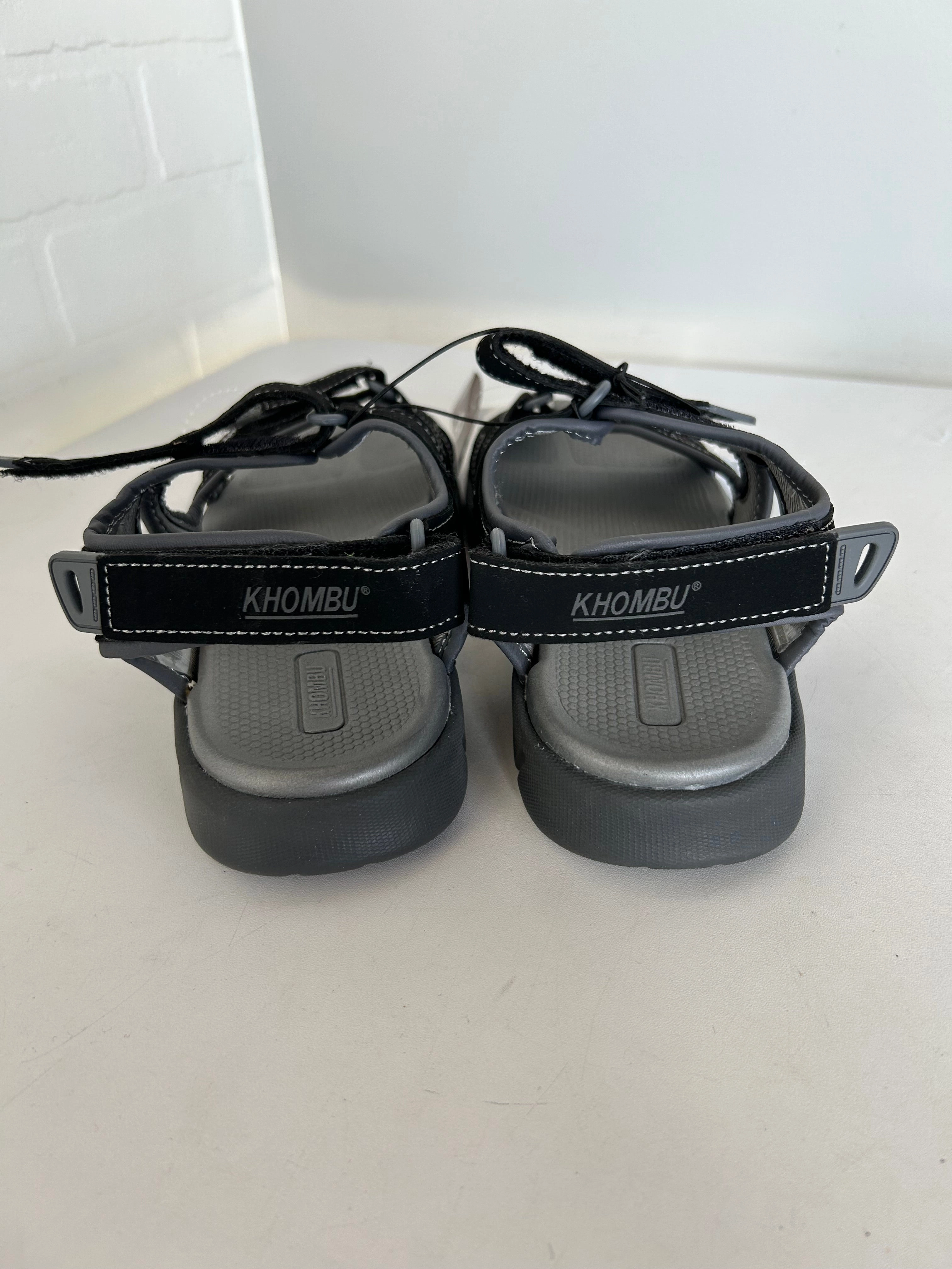 Sandals Sport By Khombu In Black & Grey, Size: 9