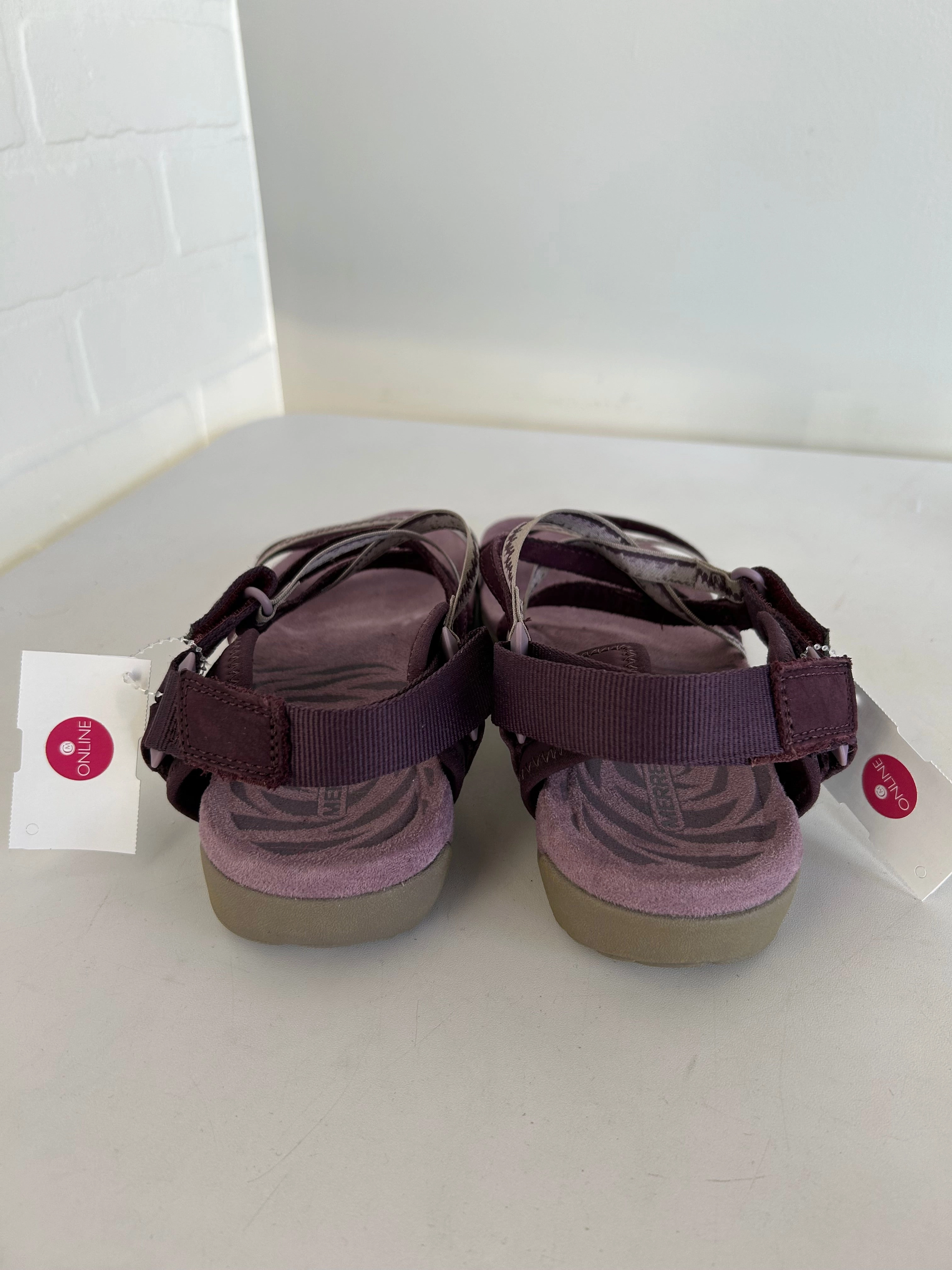 Sandals Sport By Merrell In Grey & Purple, Size: 7