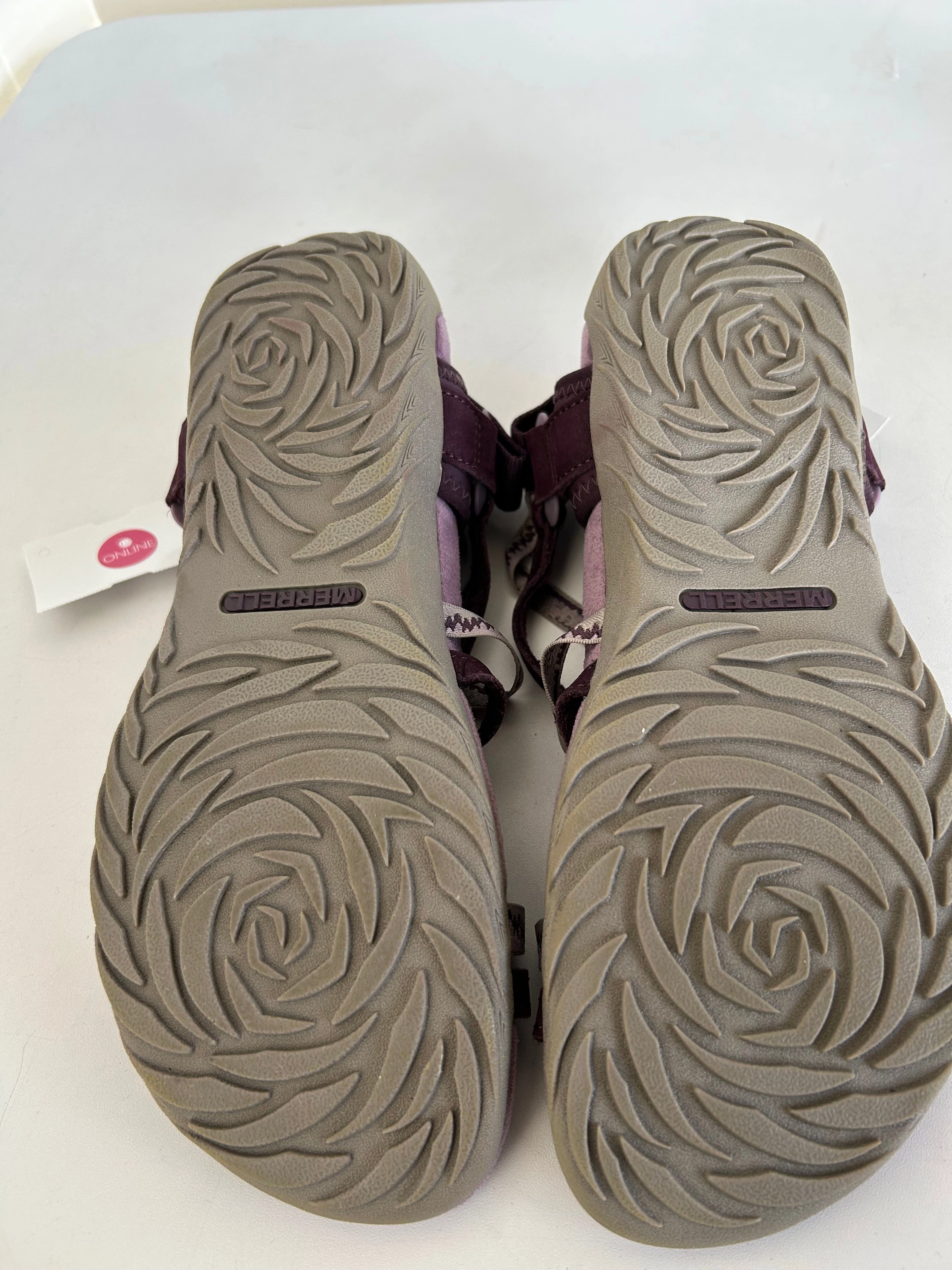 Sandals Sport By Merrell In Grey & Purple, Size: 7