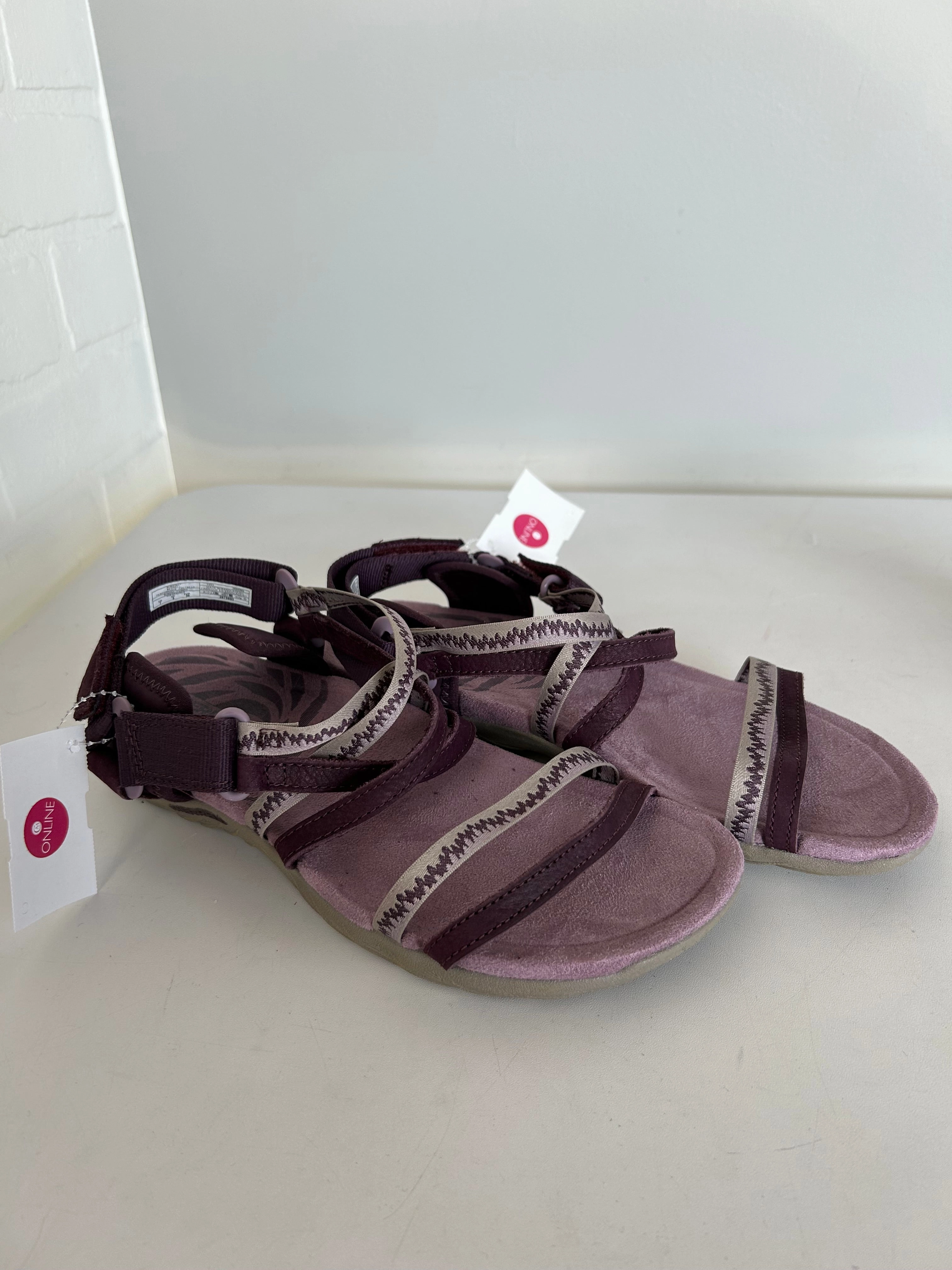 Sandals Sport By Merrell In Grey & Purple, Size: 7