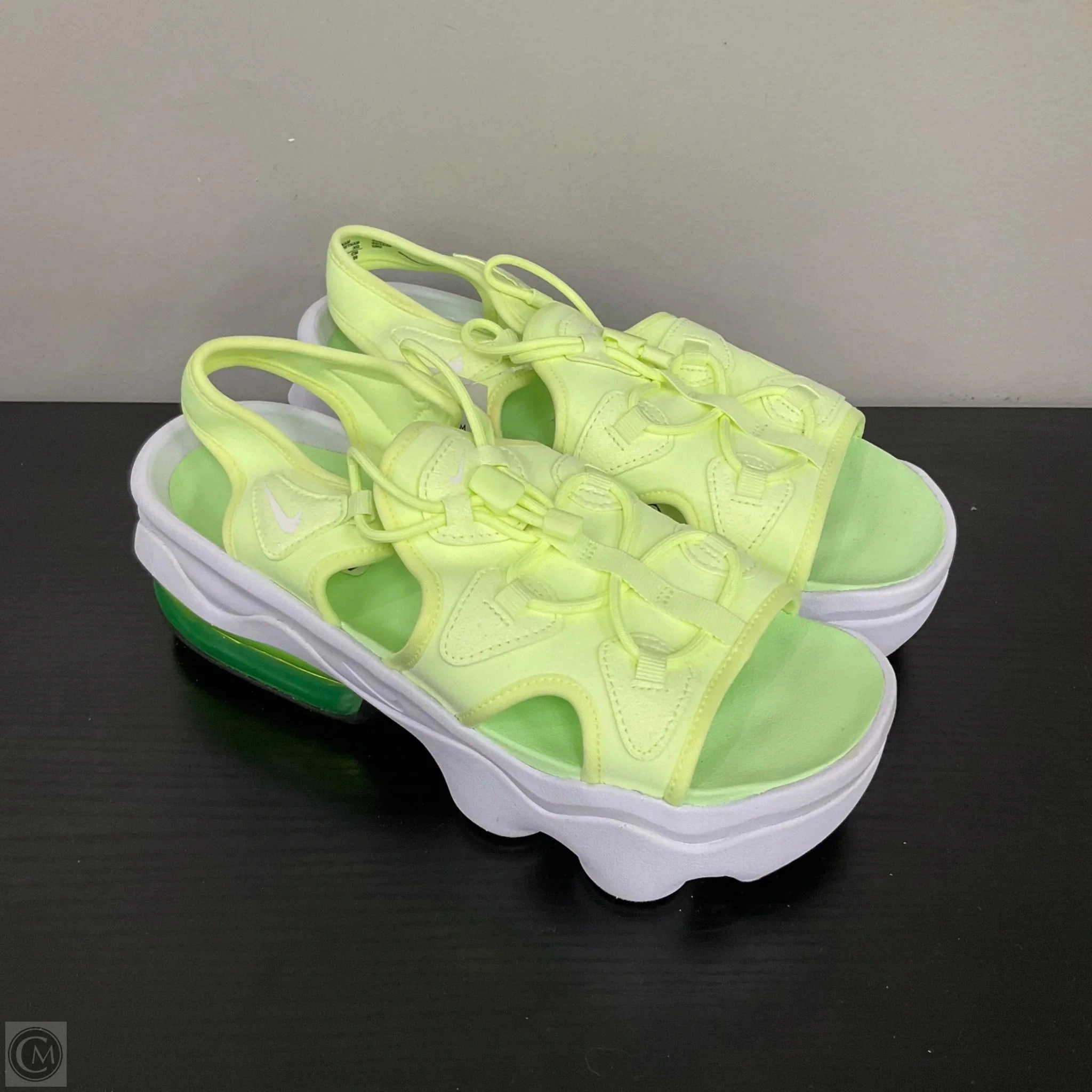 Sandals Sport By Nike In Green & White, Size: 9