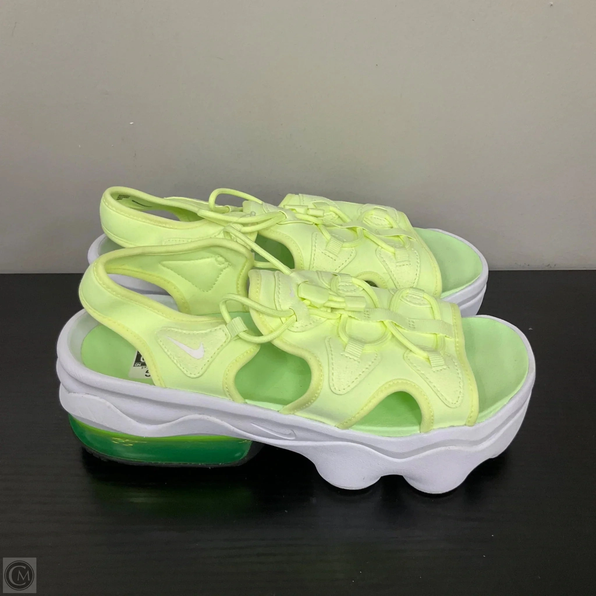 Sandals Sport By Nike In Green & White, Size: 9