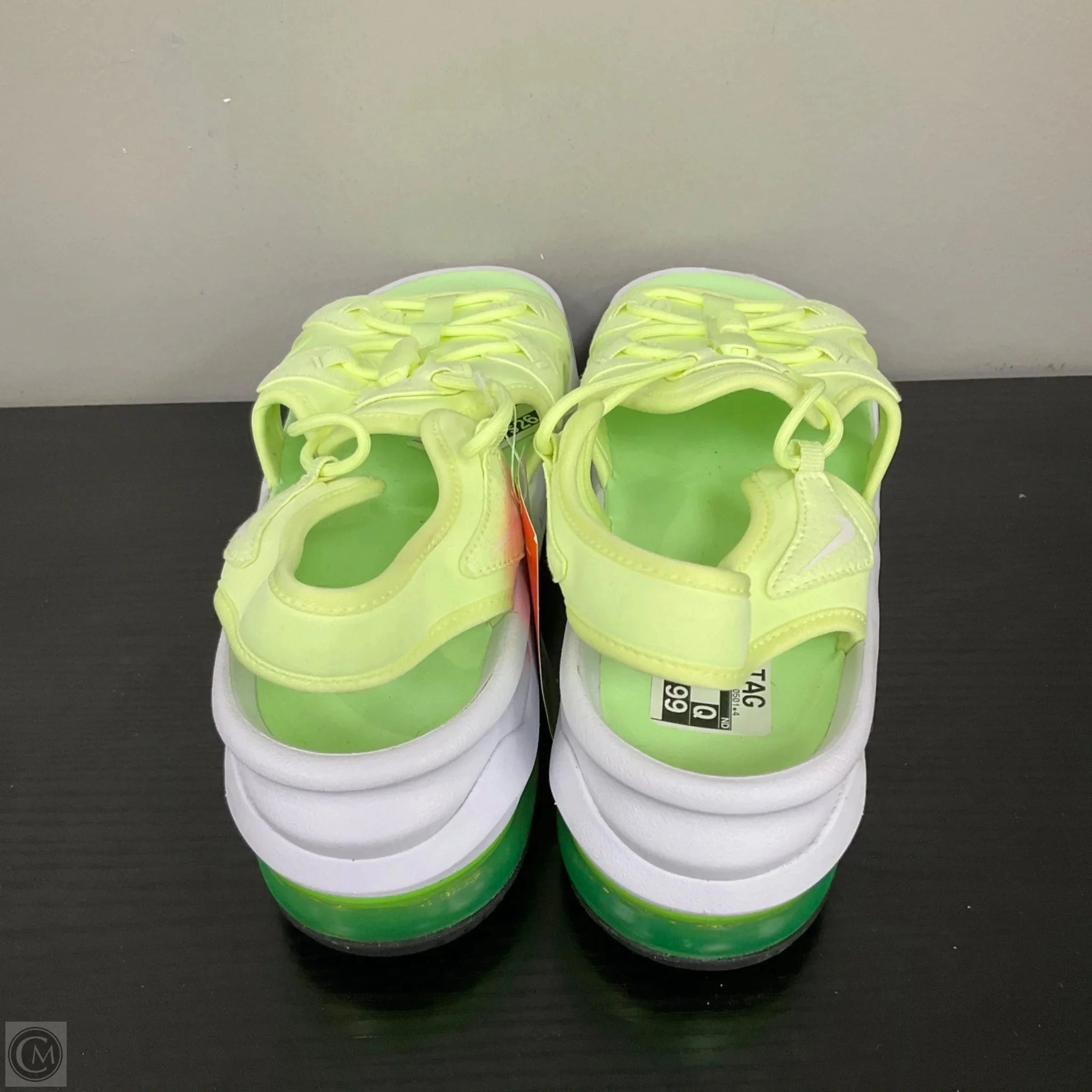 Sandals Sport By Nike In Green & White, Size: 9