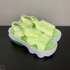 Sandals Sport By Nike In Green & White, Size: 9