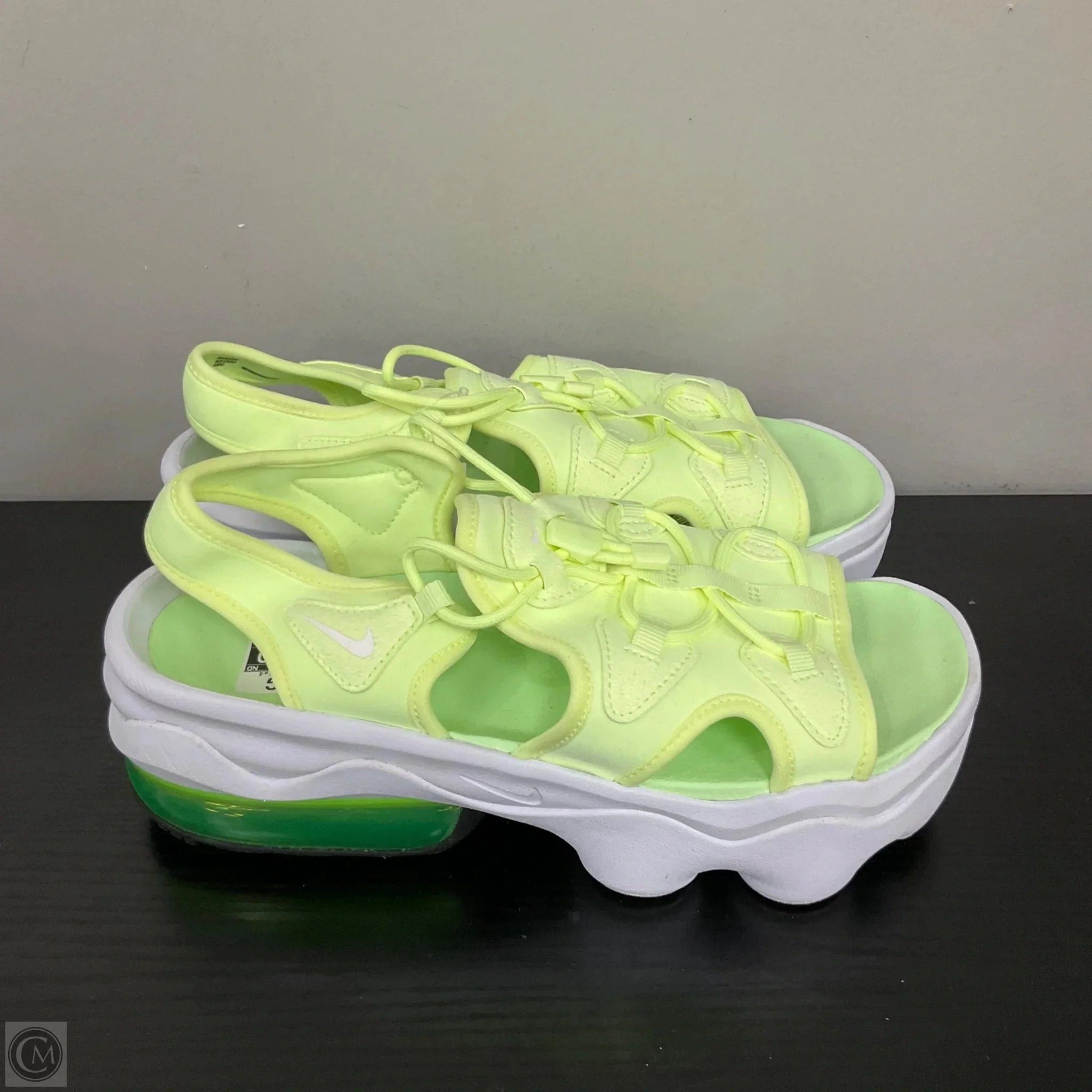 Sandals Sport By Nike In Green & White, Size: 9