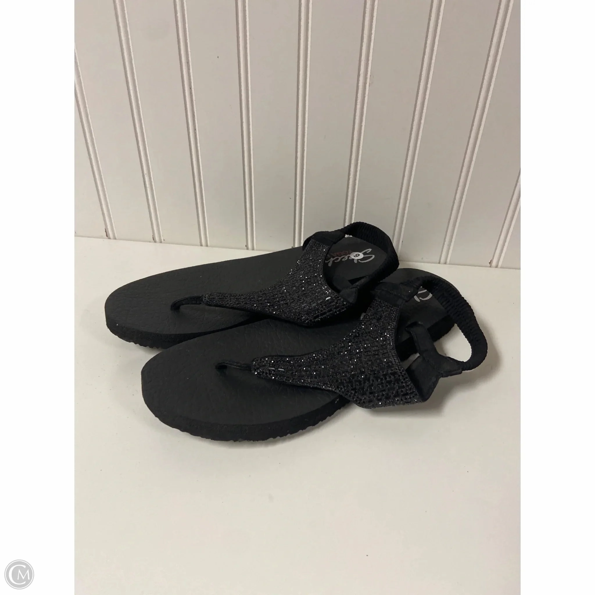 Sandals Sport By Skechers In Black, Size: 9