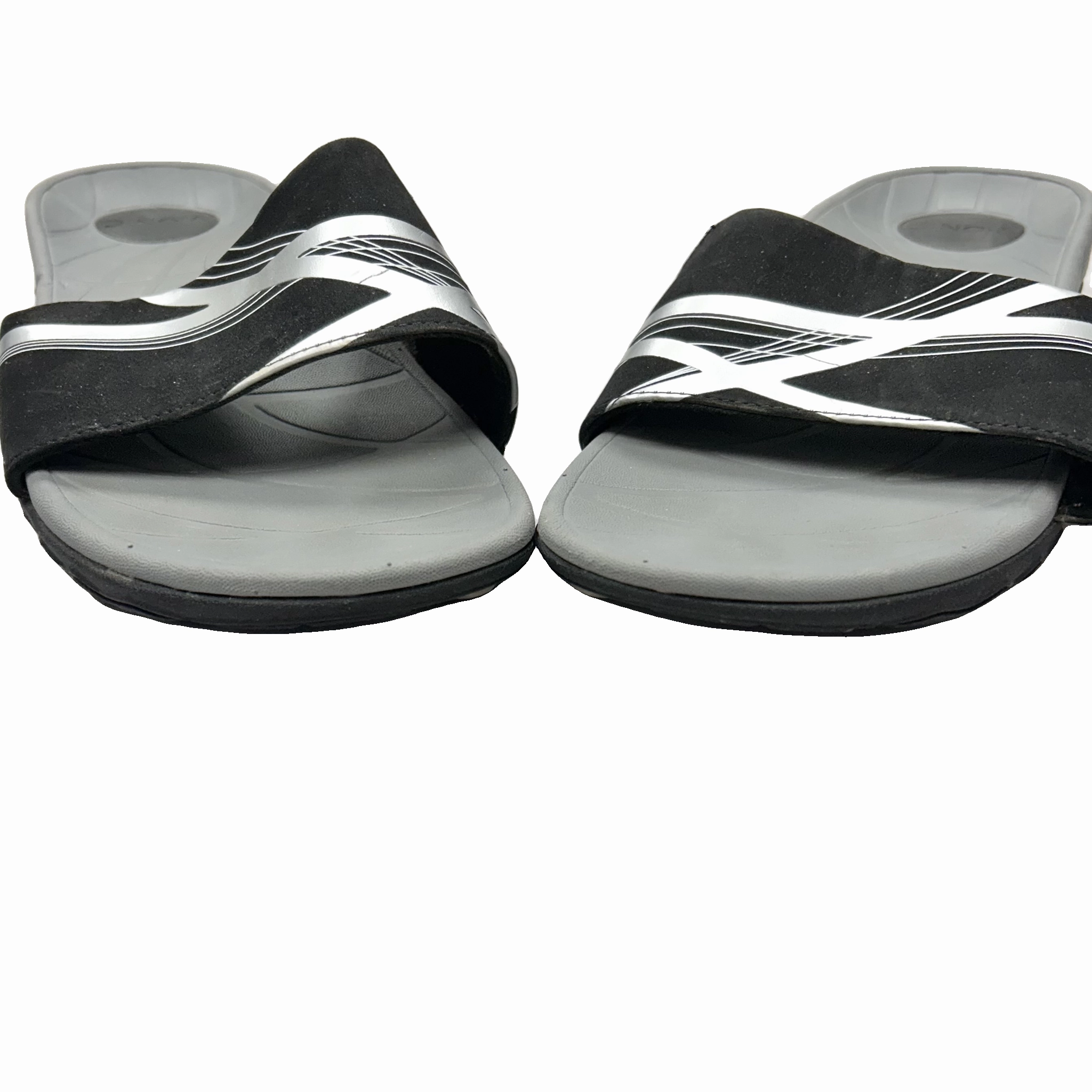 Sandals Sport By Vionic In Black & Silver, Size: 8