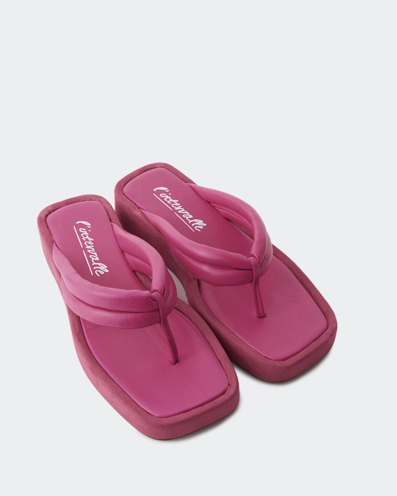 Senda Fuchsia Leather