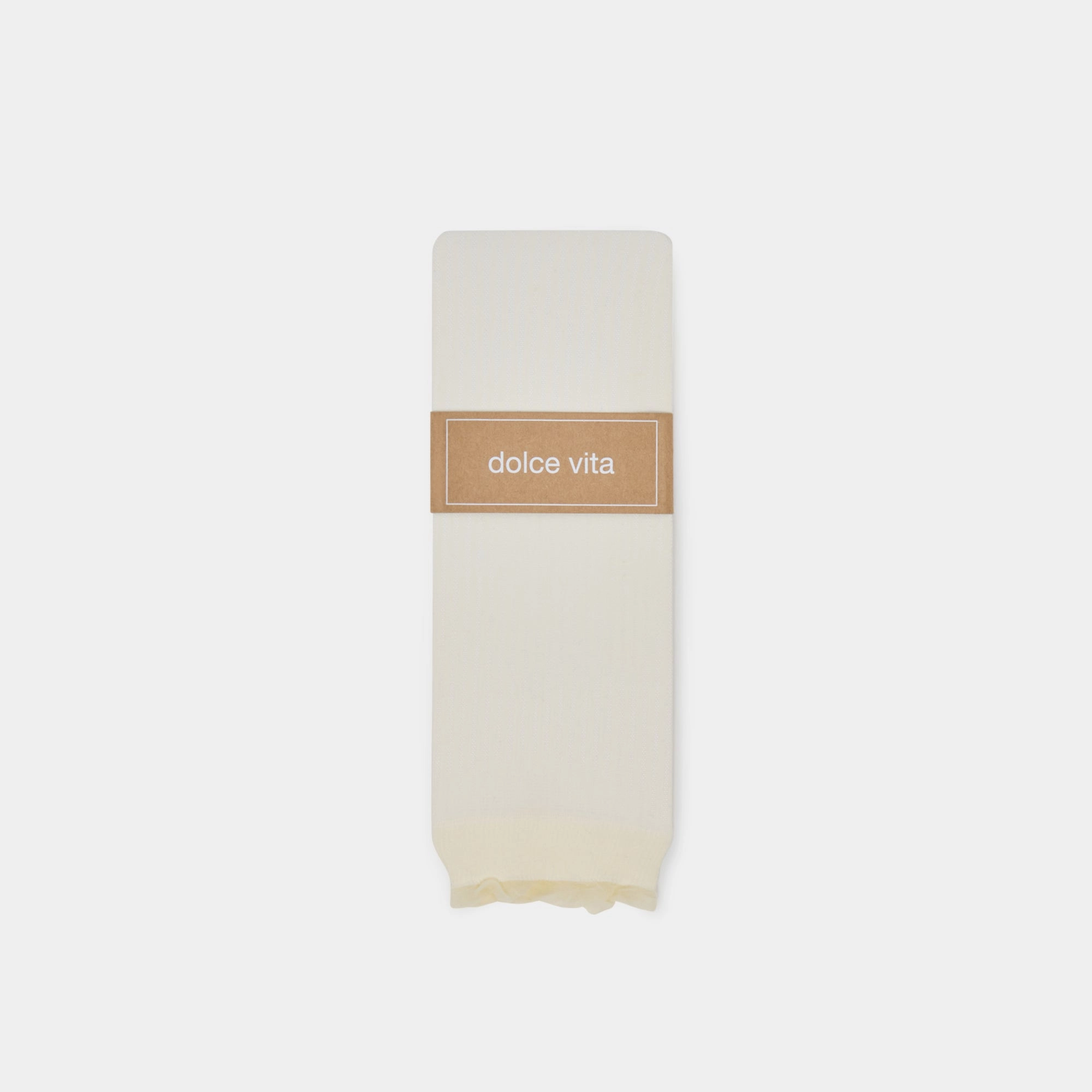 SHEER RUFFLE SOCKS IVORY