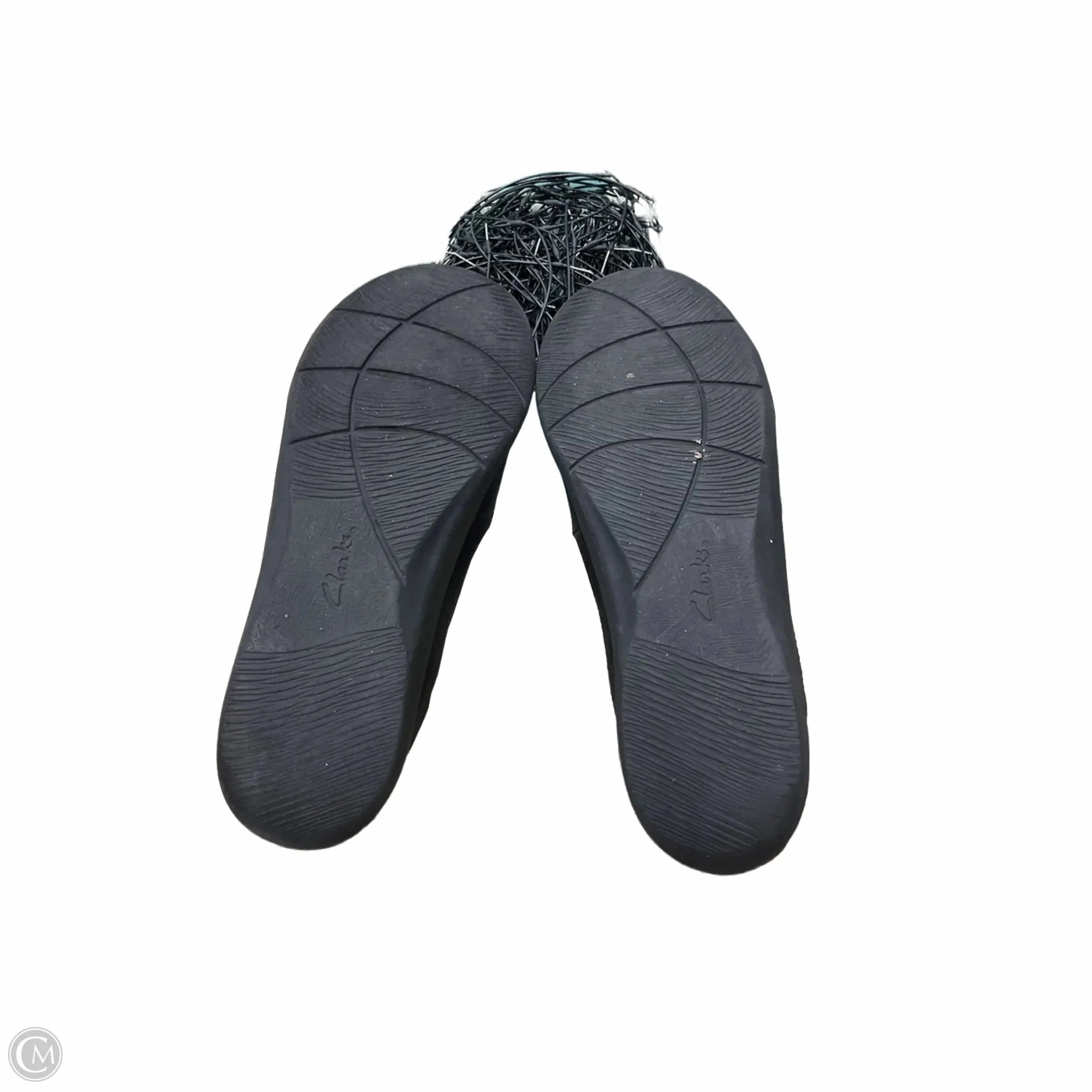 Shoes Flats By Clarks In Black, Size: 7