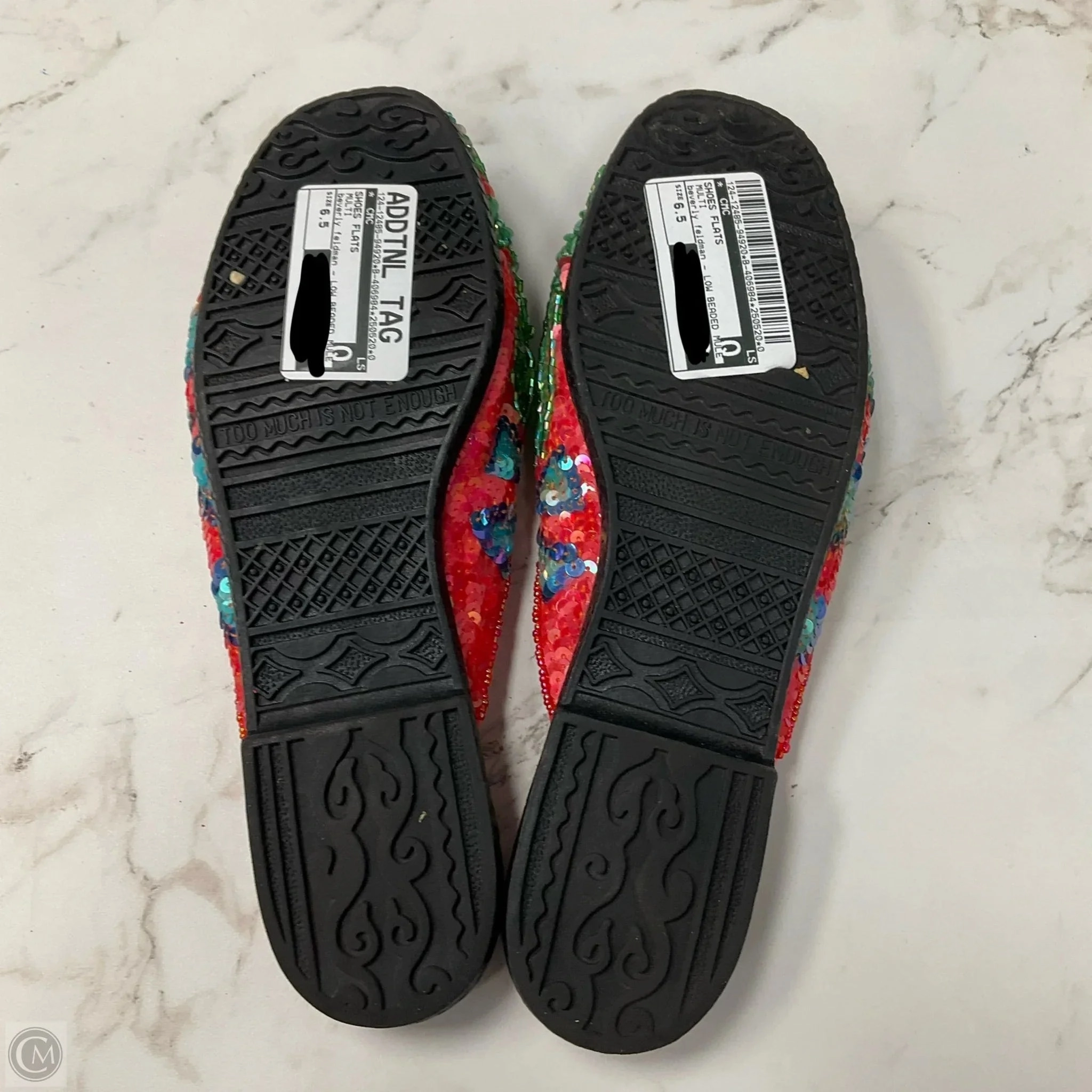 Shoes Flats By Cmc In Multi-colored, Size: 6.5