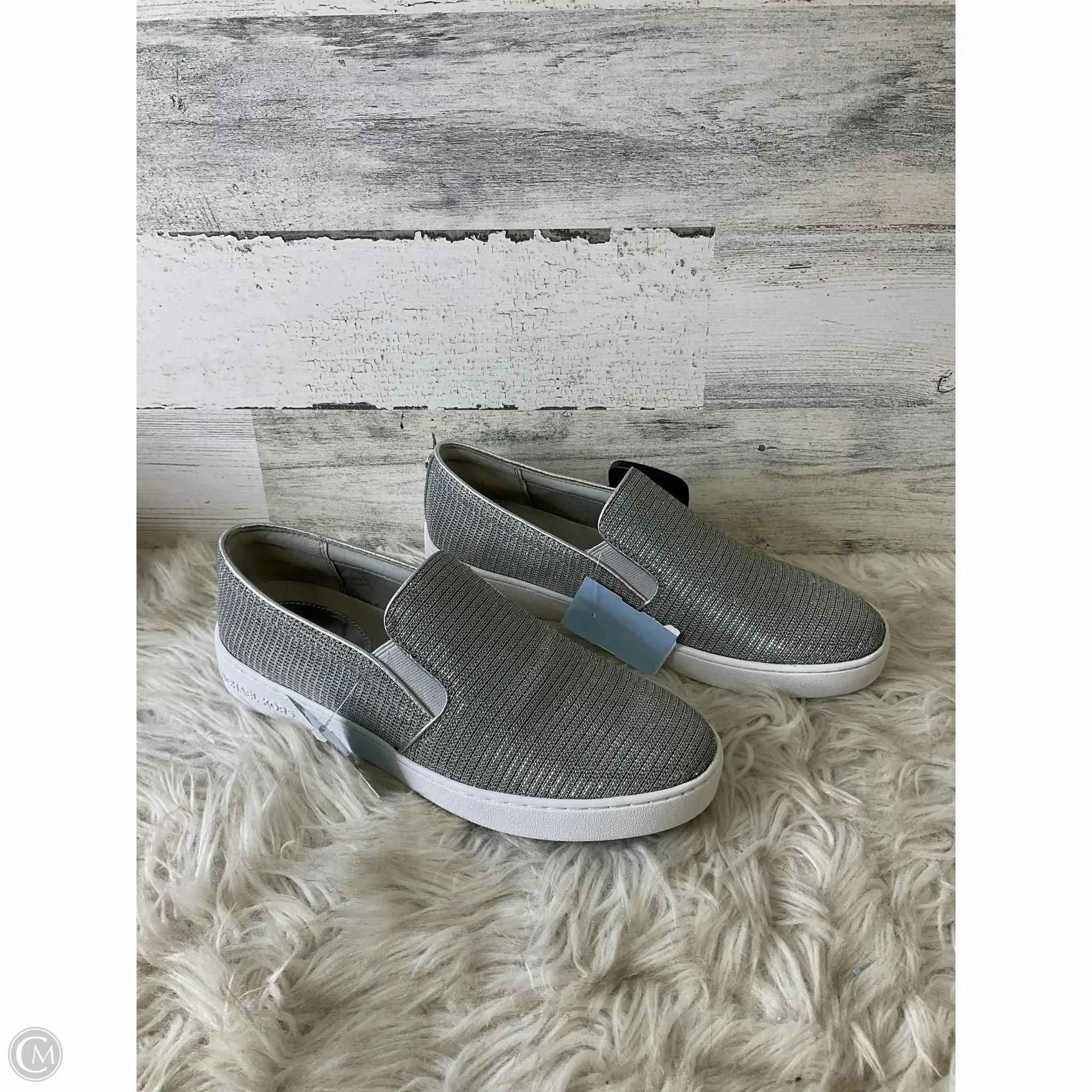 Shoes Flats By Michael By Michael Kors In Silver, Size: 8.5