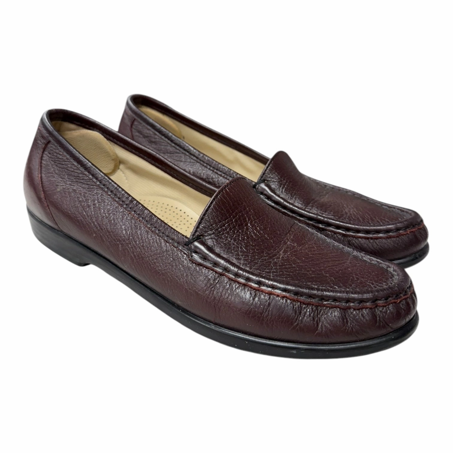 Shoes Flats By Sas In Brown, Size:10