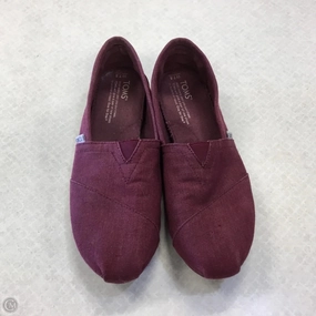 Shoes Flats By Toms In Purple, Size: 7.5