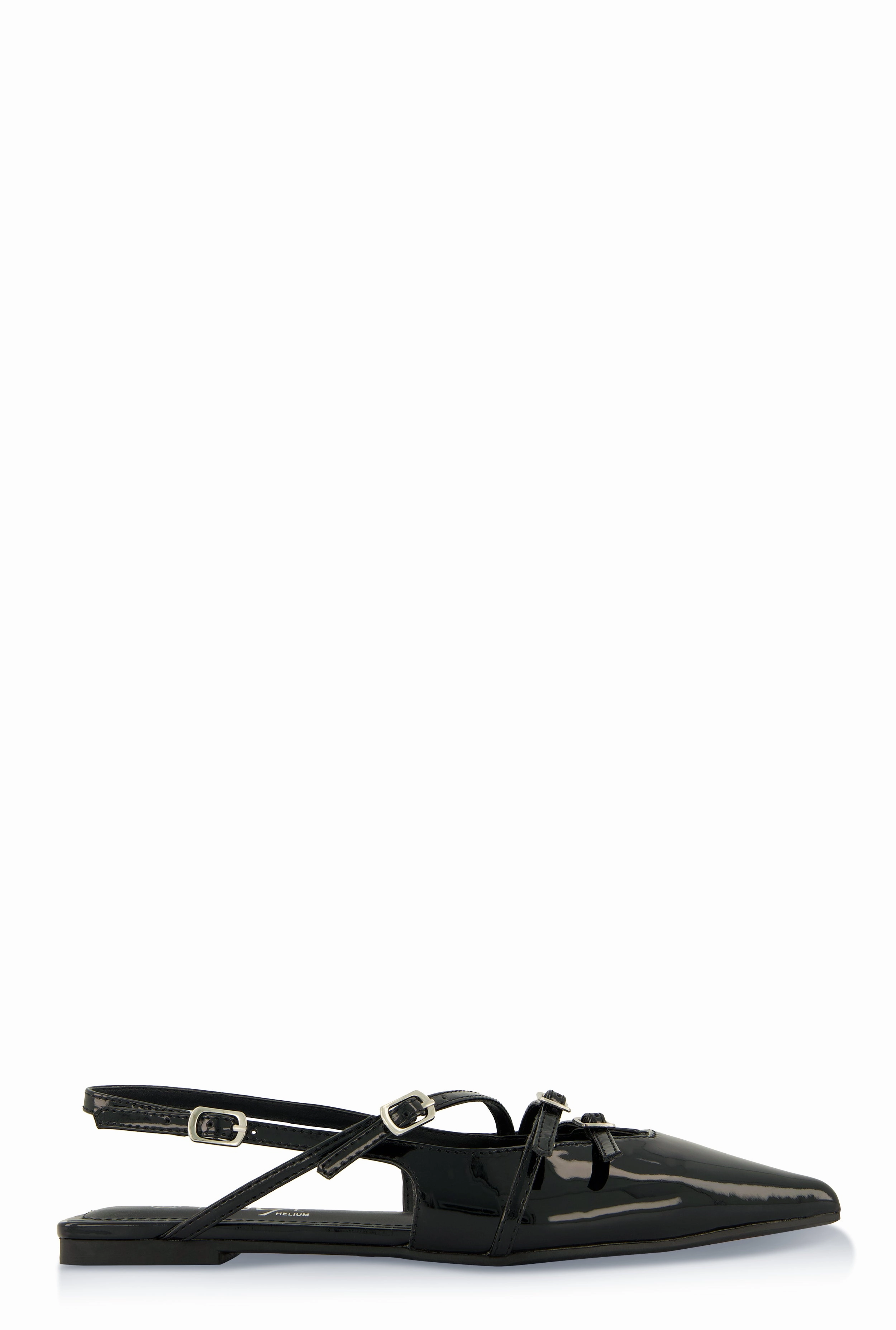 Slingback Buckle Flats