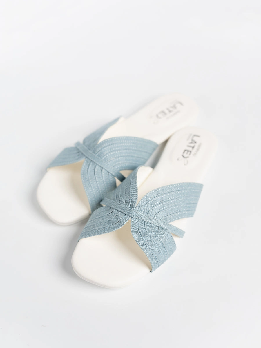 Sofya Denim Sandals