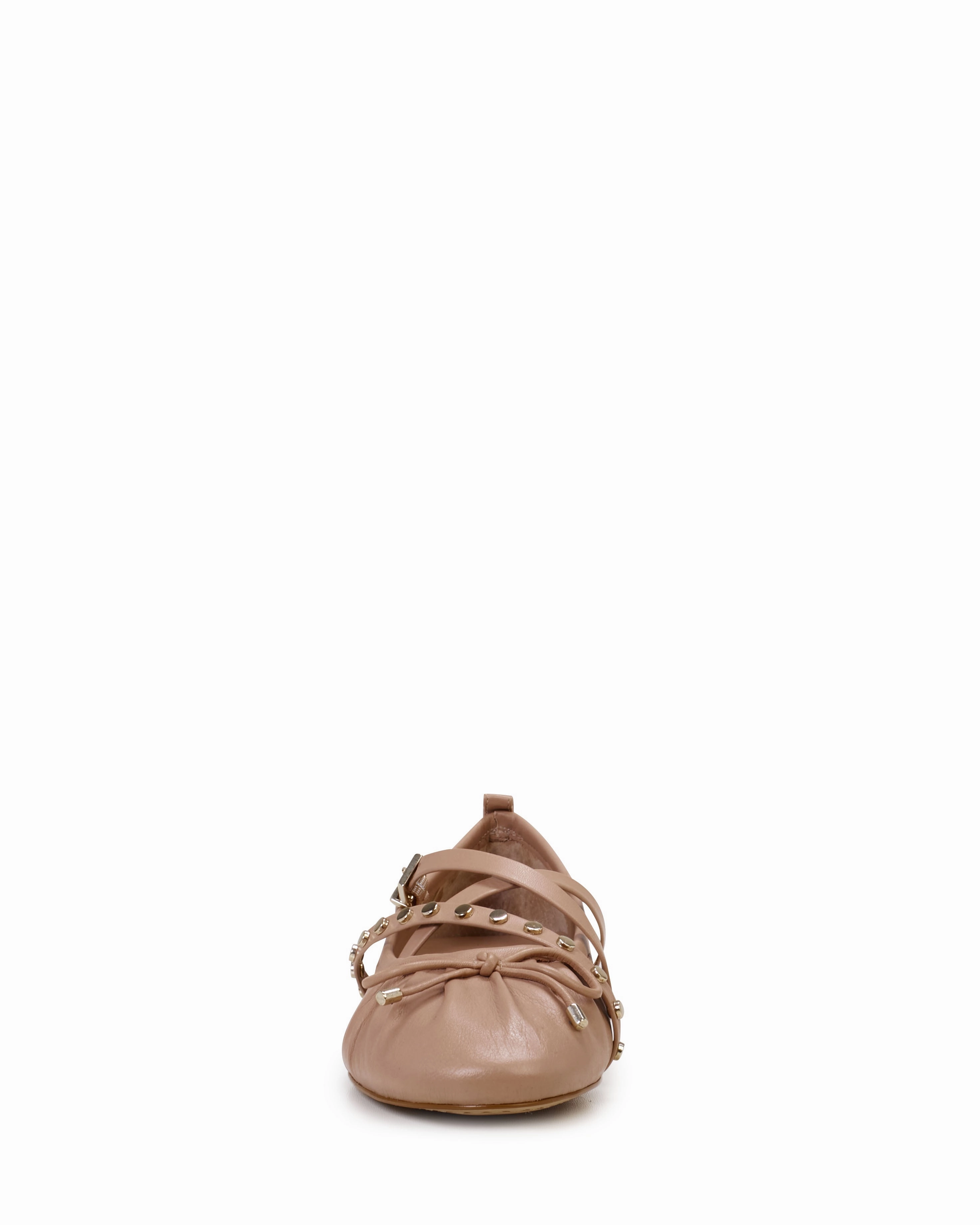 Solah Studded Strap Ballet Flat
