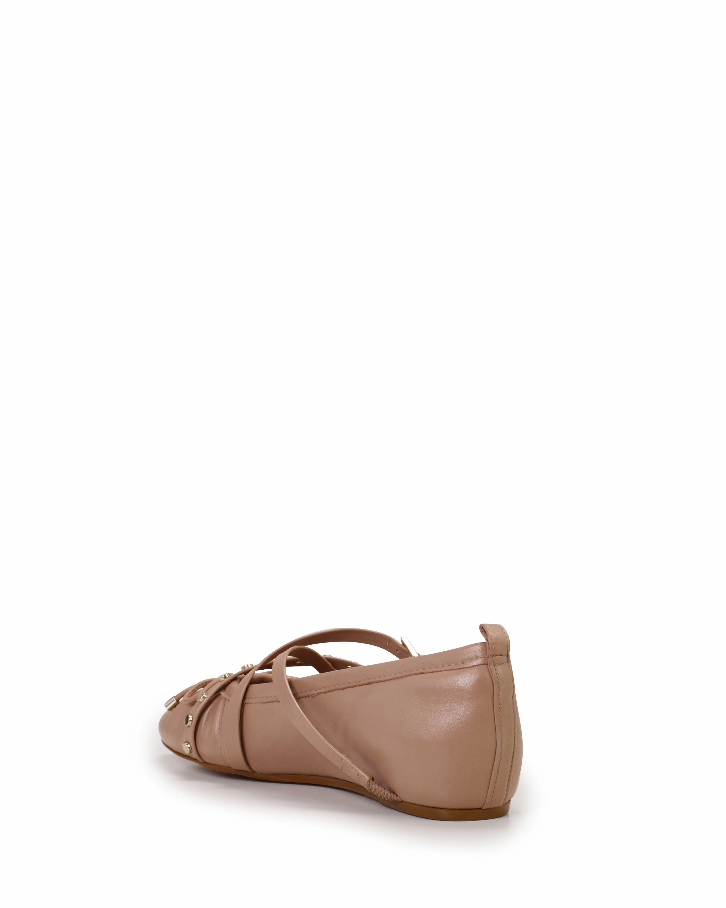 Solah Studded Strap Ballet Flat