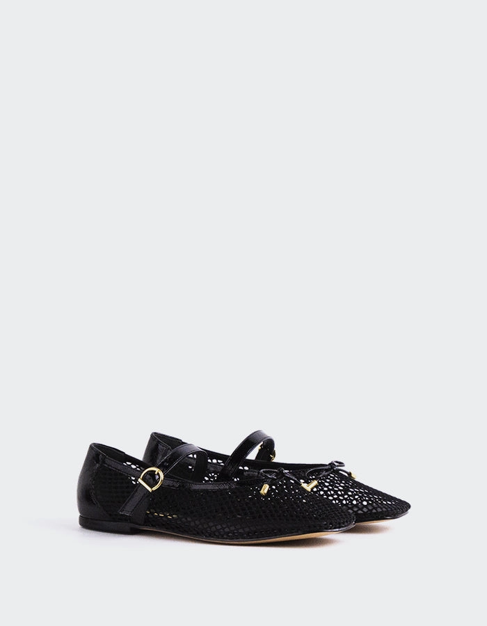 Starflower Black Leather