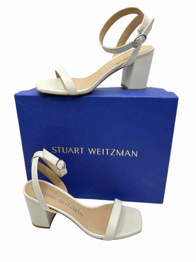 Stuart Weitzman White Size 7 Nearlybare Shoes