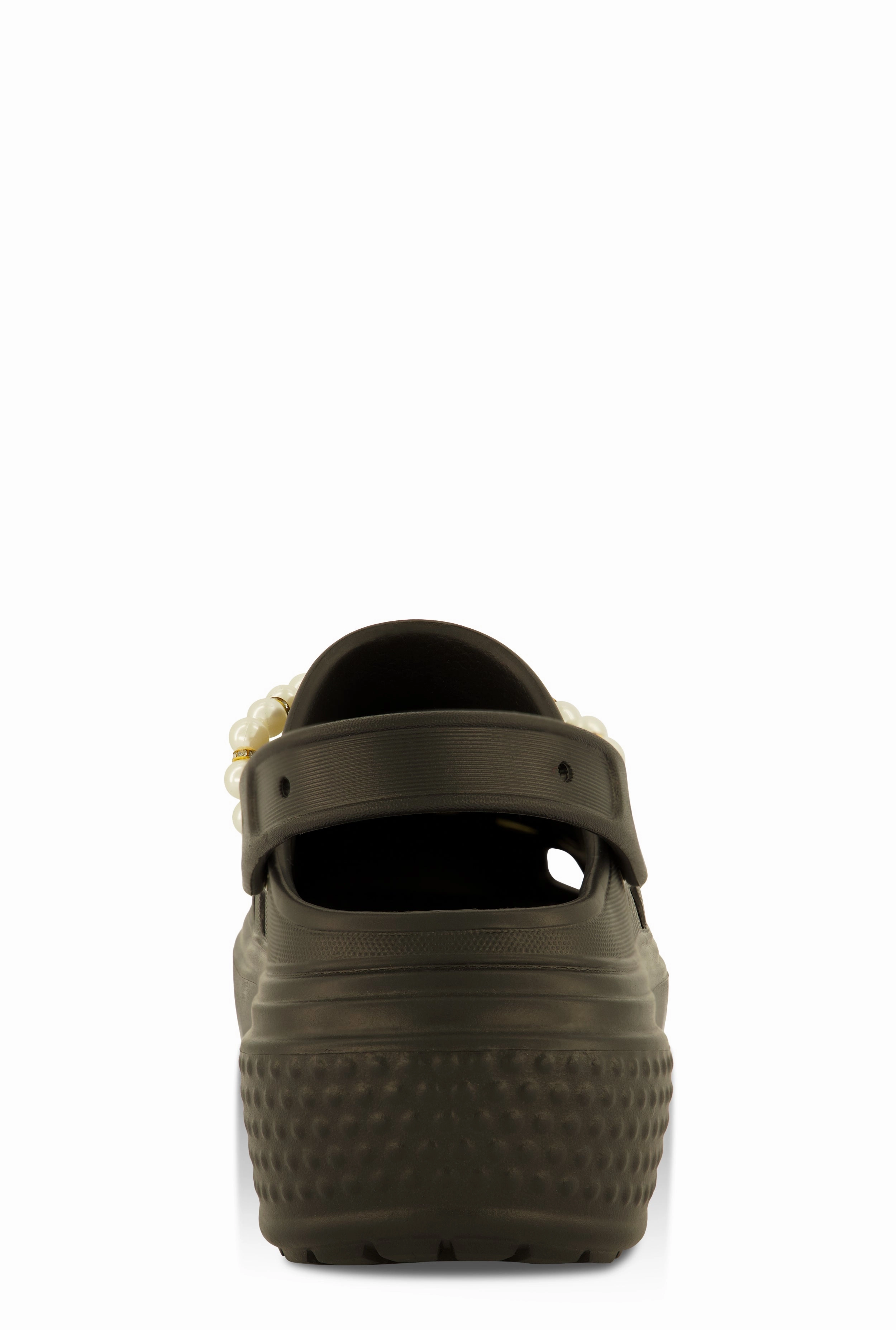 Studded Charm Platform Clogs