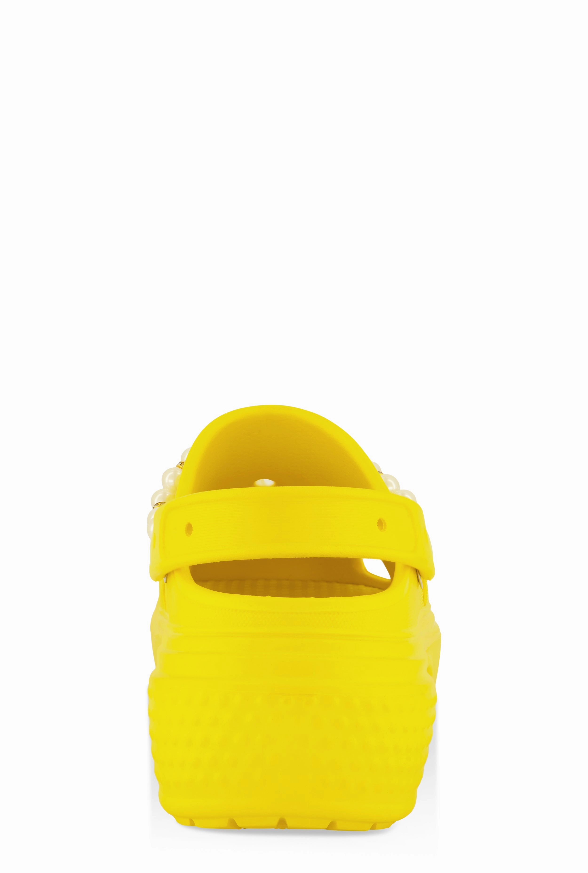 Studded Charm Platform Clogs