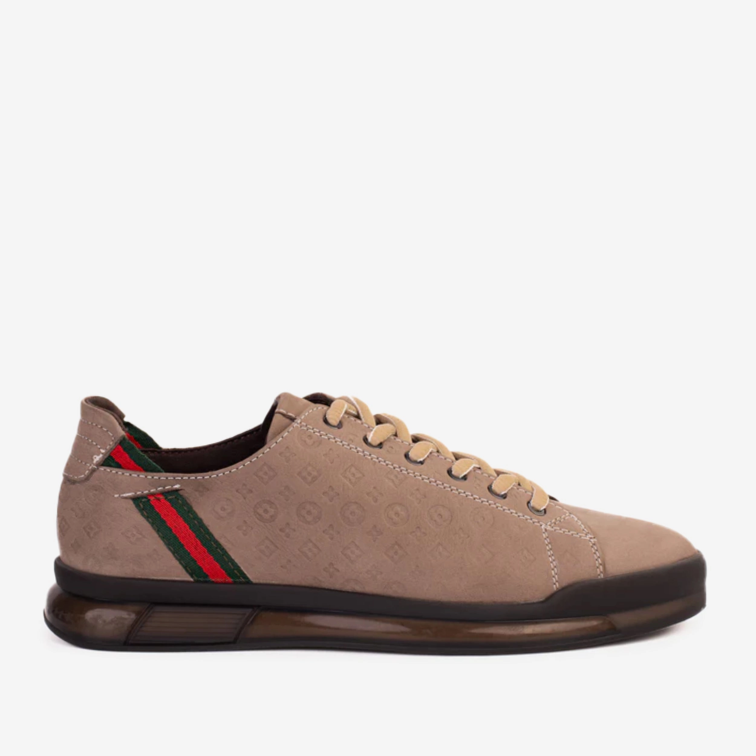 The Journey Beige Leather Men Sneaker Final Sale!