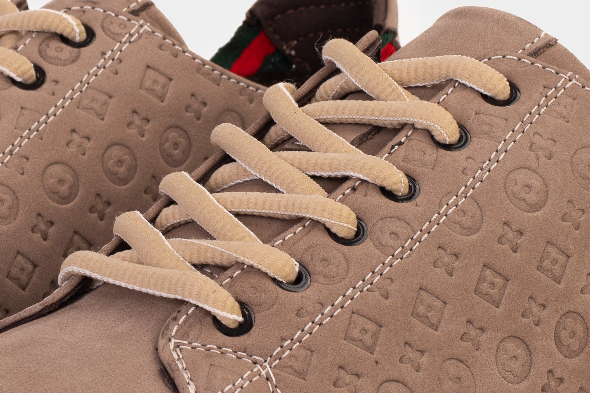 The Journey Beige Leather Men Sneaker Final Sale!