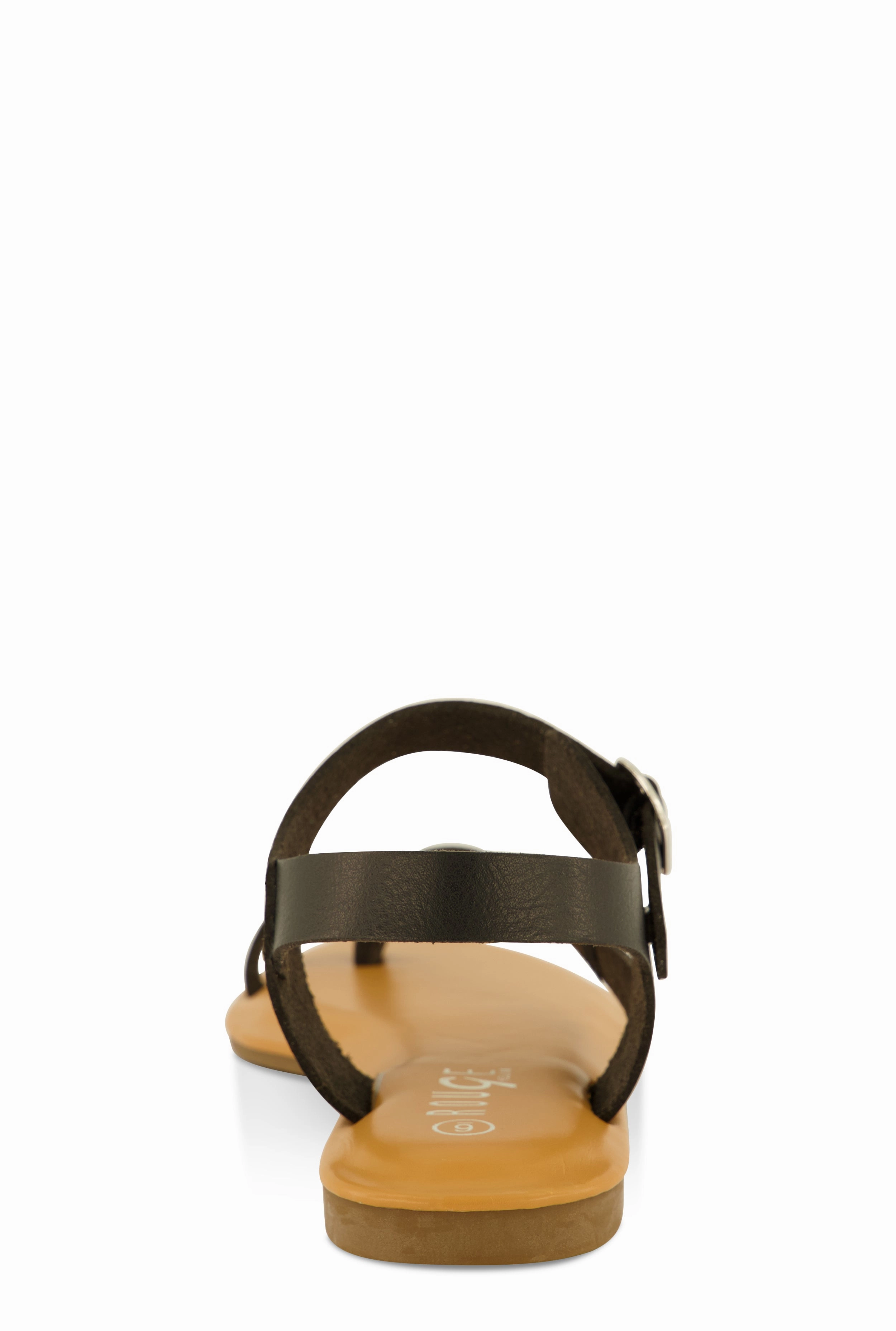 Toe Loop Asymmetrical Ankle Strap Sandals