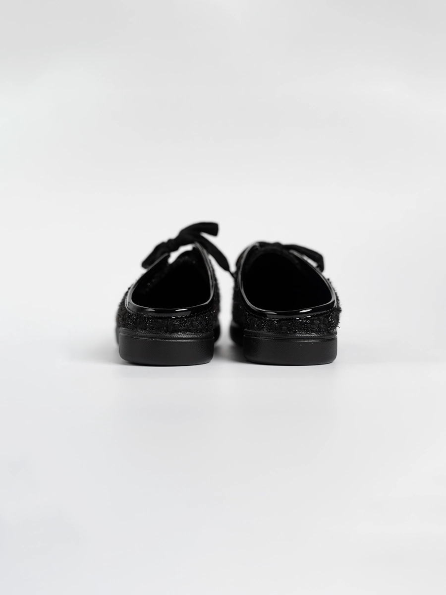 Trixy Tweed Backless Sneakers
