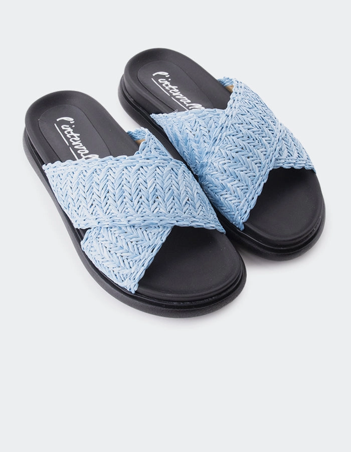 Tuva  Turquoise Raffia