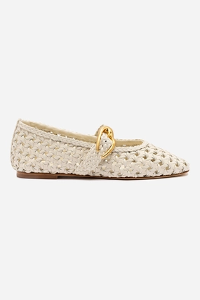Verona New Macrame In Ivory Leather