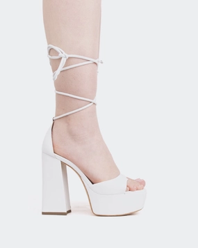 Xenon, White Leather/Cuir Blanc