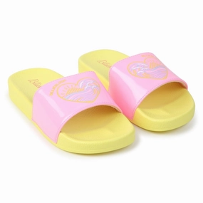 Yellow & Pink Flip-Flops
