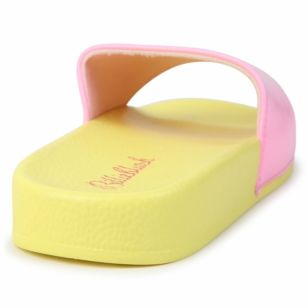 Yellow & Pink Flip-Flops